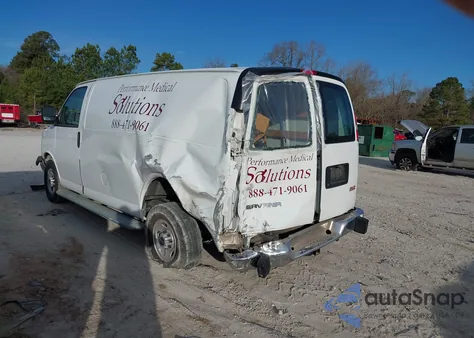 2017 GMC Savana 2500 Work Van from USA, damaged, VIN 1GTW7AFF3H1908472